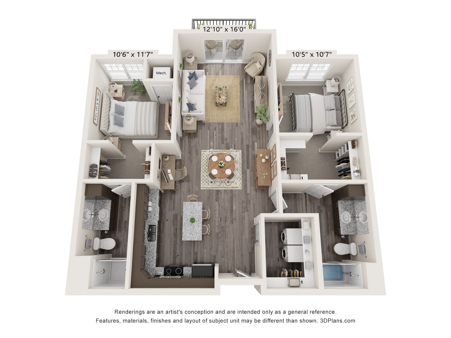 Park Place Plaza Floor Plan C3