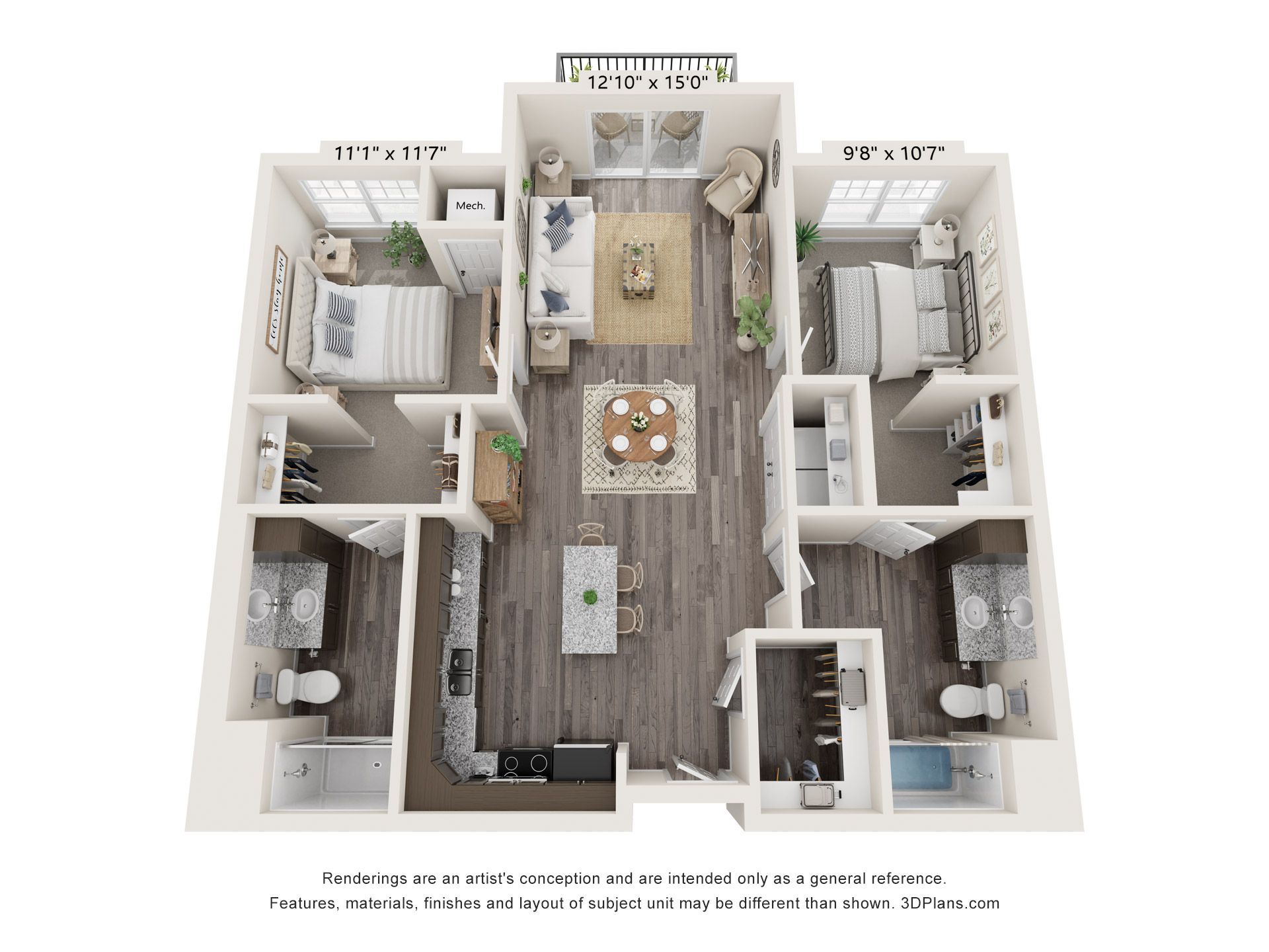 Park Place Plaza Floor Plan C3 - A