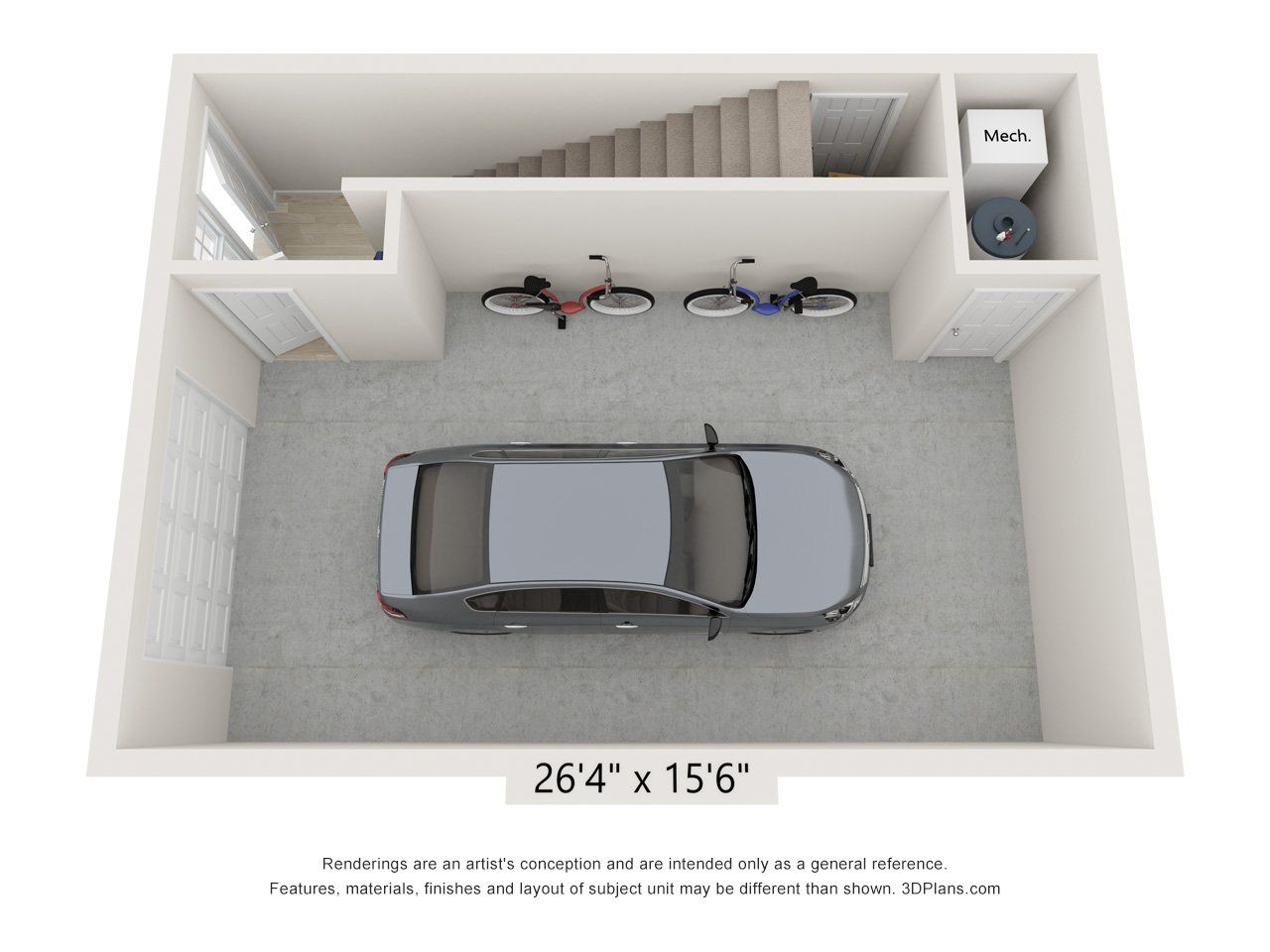 unit e third floor plan