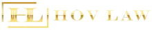 The logo for hl hoy law is a gold logo on a white background.