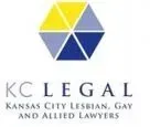 The logo for kansas city lesbian , gay and allied lawyers.