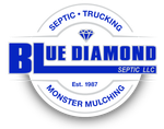 Blue Diamond Septic Logo | Albany NY Industrial Sewage Hauling 