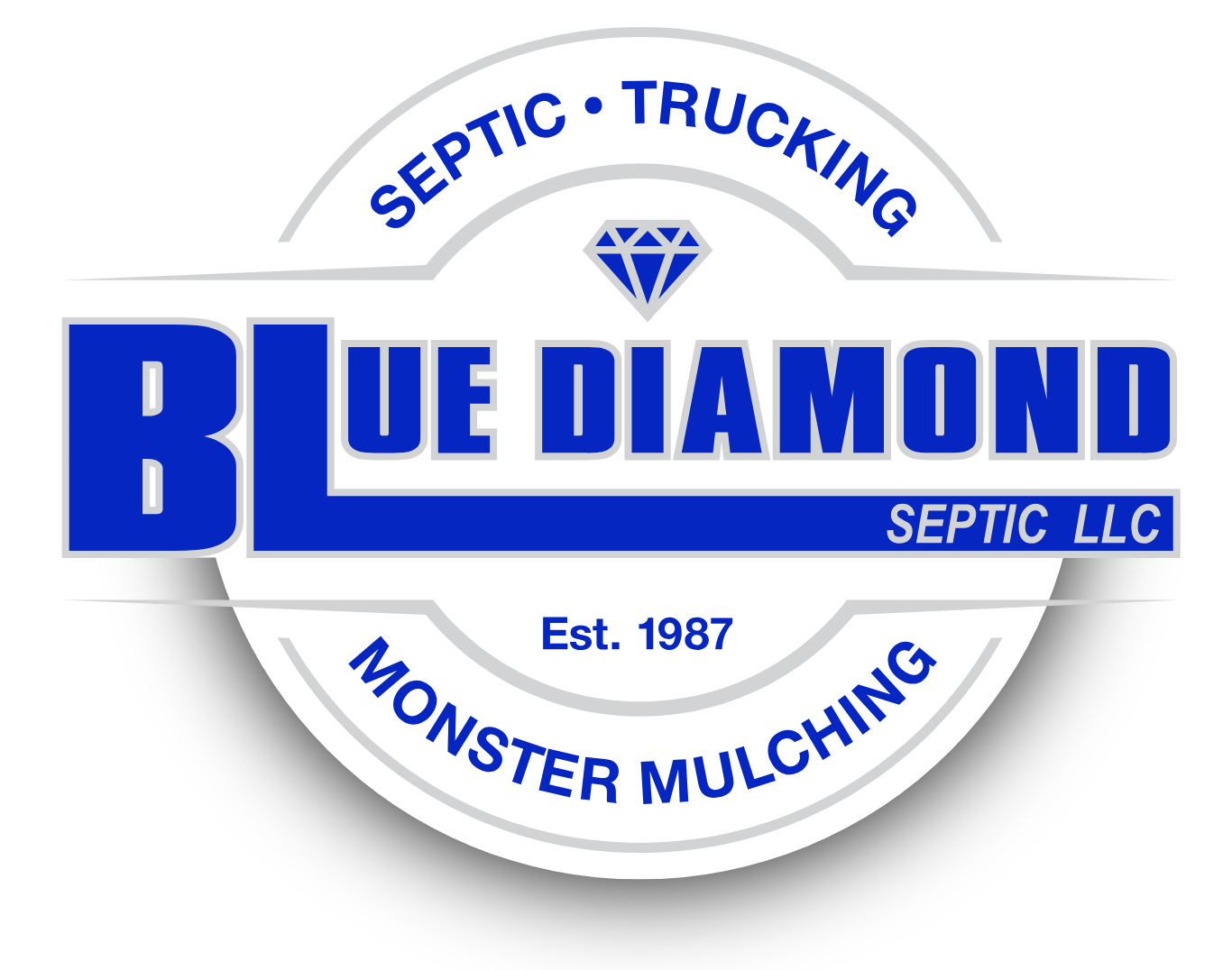 Blue Diamond Septic Logo