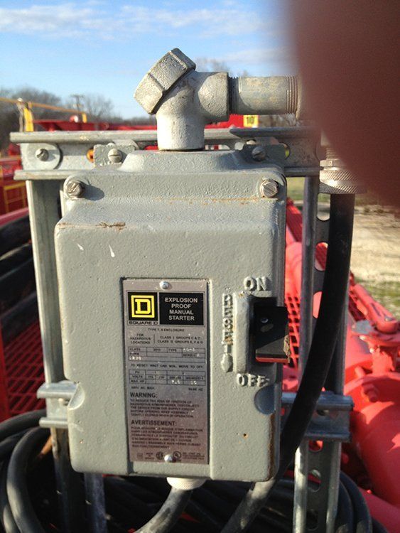 a gray electrical box