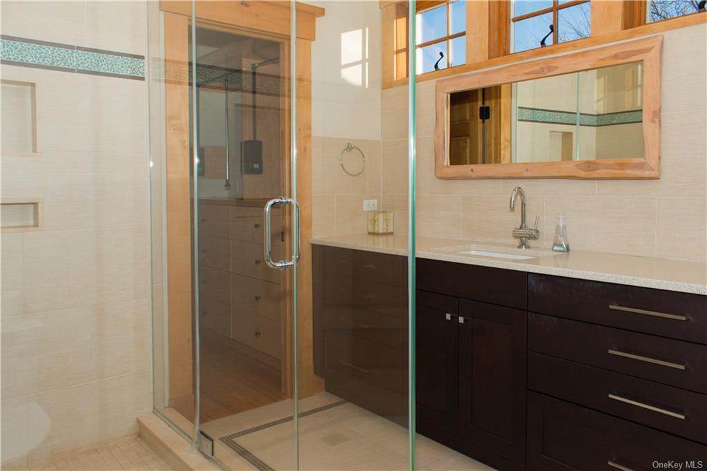 Shower Glass Bathroom — Fishkill, NY — Hudson Valley Cabinet and Woodworking Inc