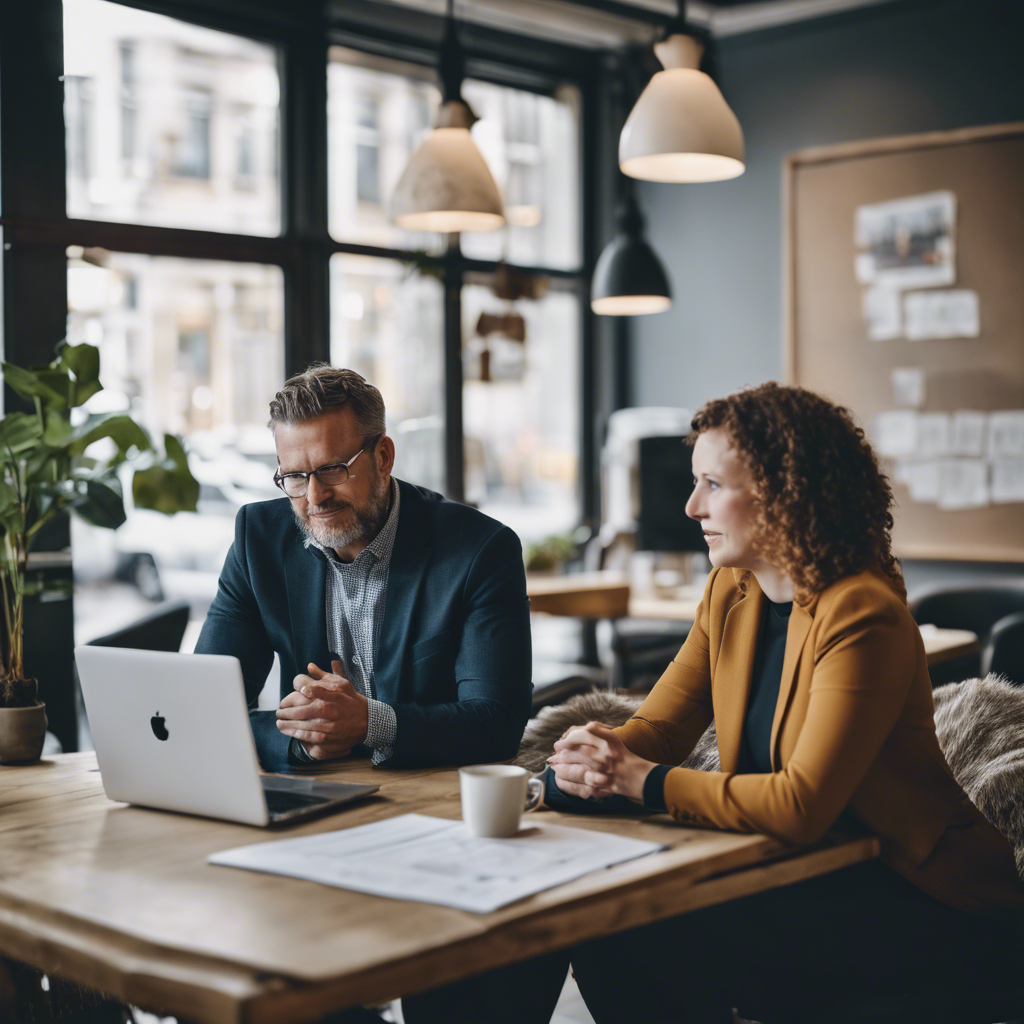 Business Consultant working with Business owner to strategize