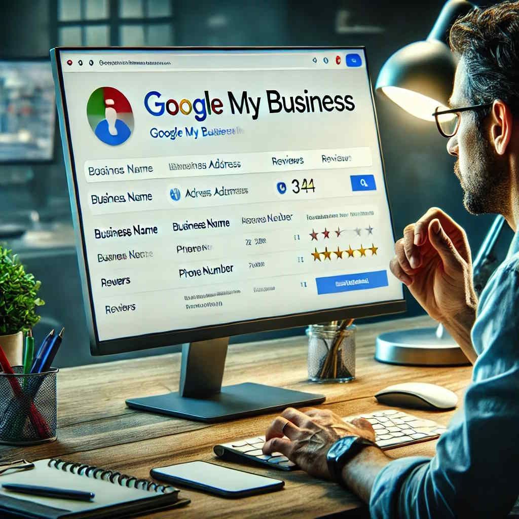 SEO Expert working with Google My Business listing for business owner