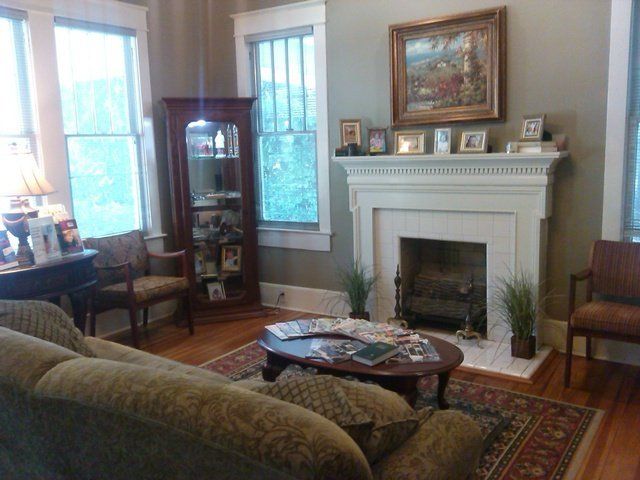 Waiting area at eye care center in Dothan, AL