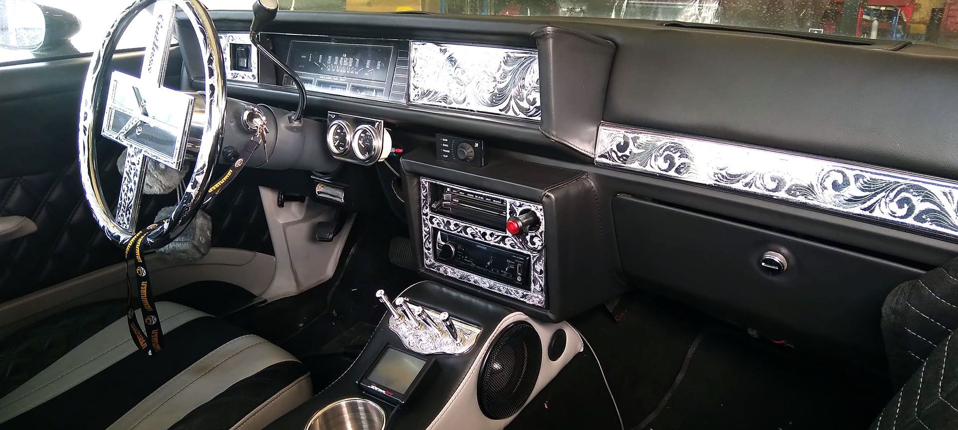 interior of car