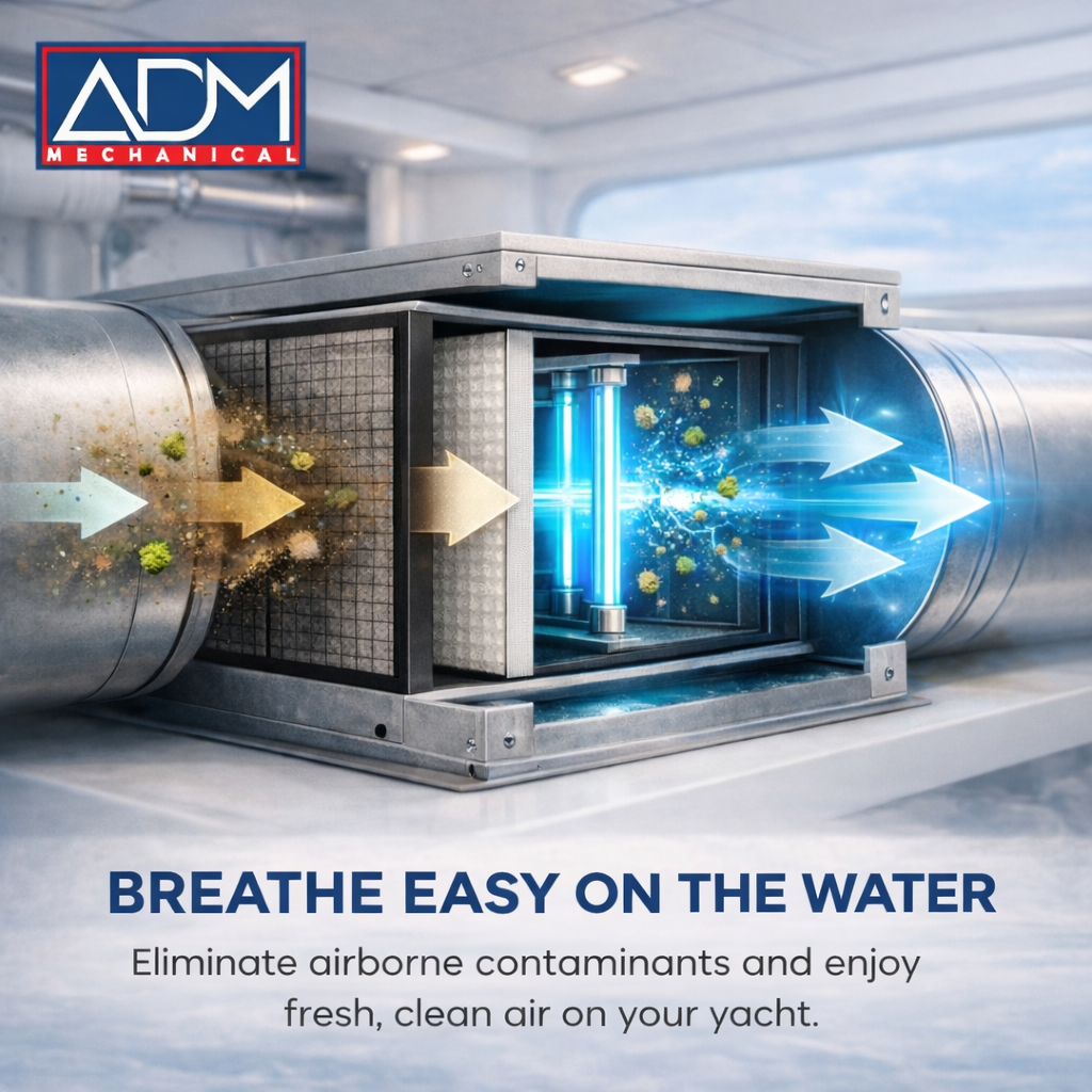 A fujitsu air conditioner is mounted on the side of a house.