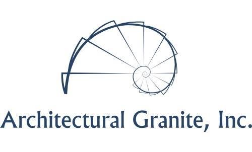 Architectural Granite, Inc. logo with stylized gray arch and spiral design above the company name