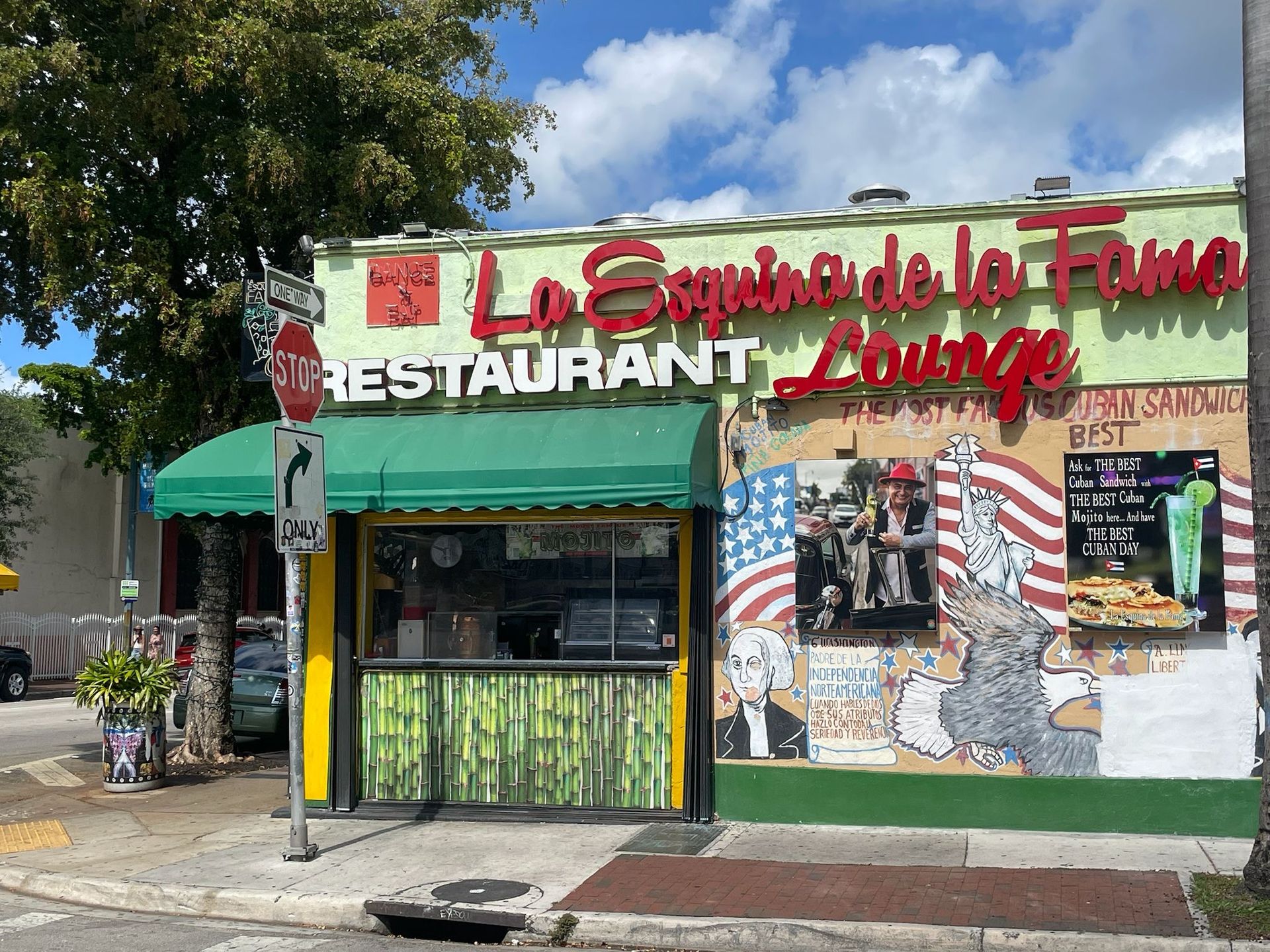 Little Havana Miami walking tour sign 