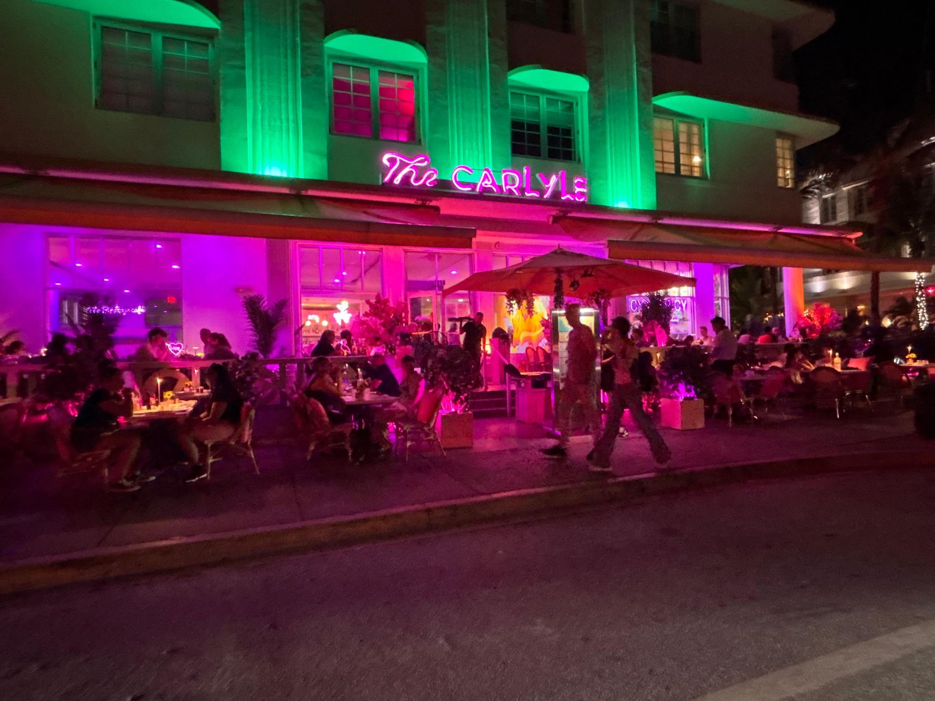 Ocean Drive guest walking 