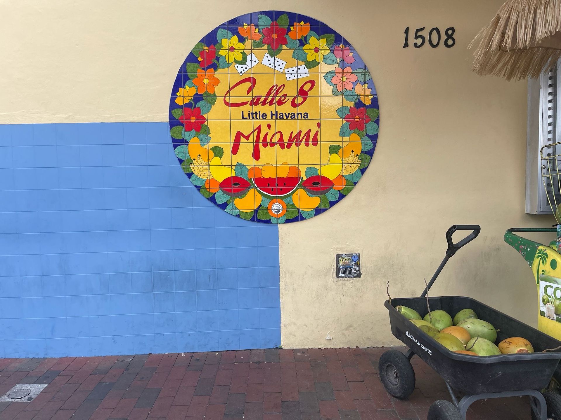 Calle Ocho sign in Little Havana 