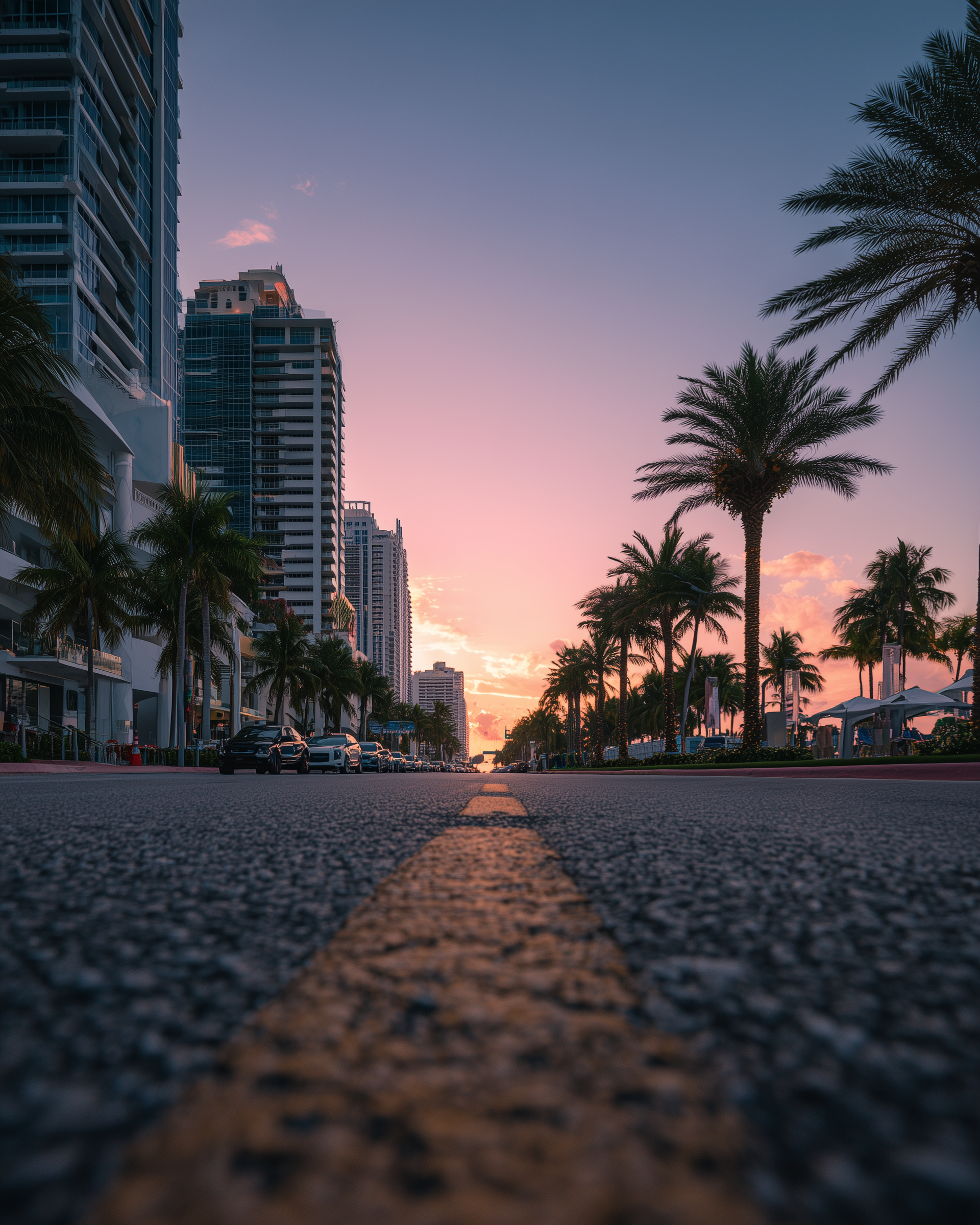 Miami Beach at Sunset 
