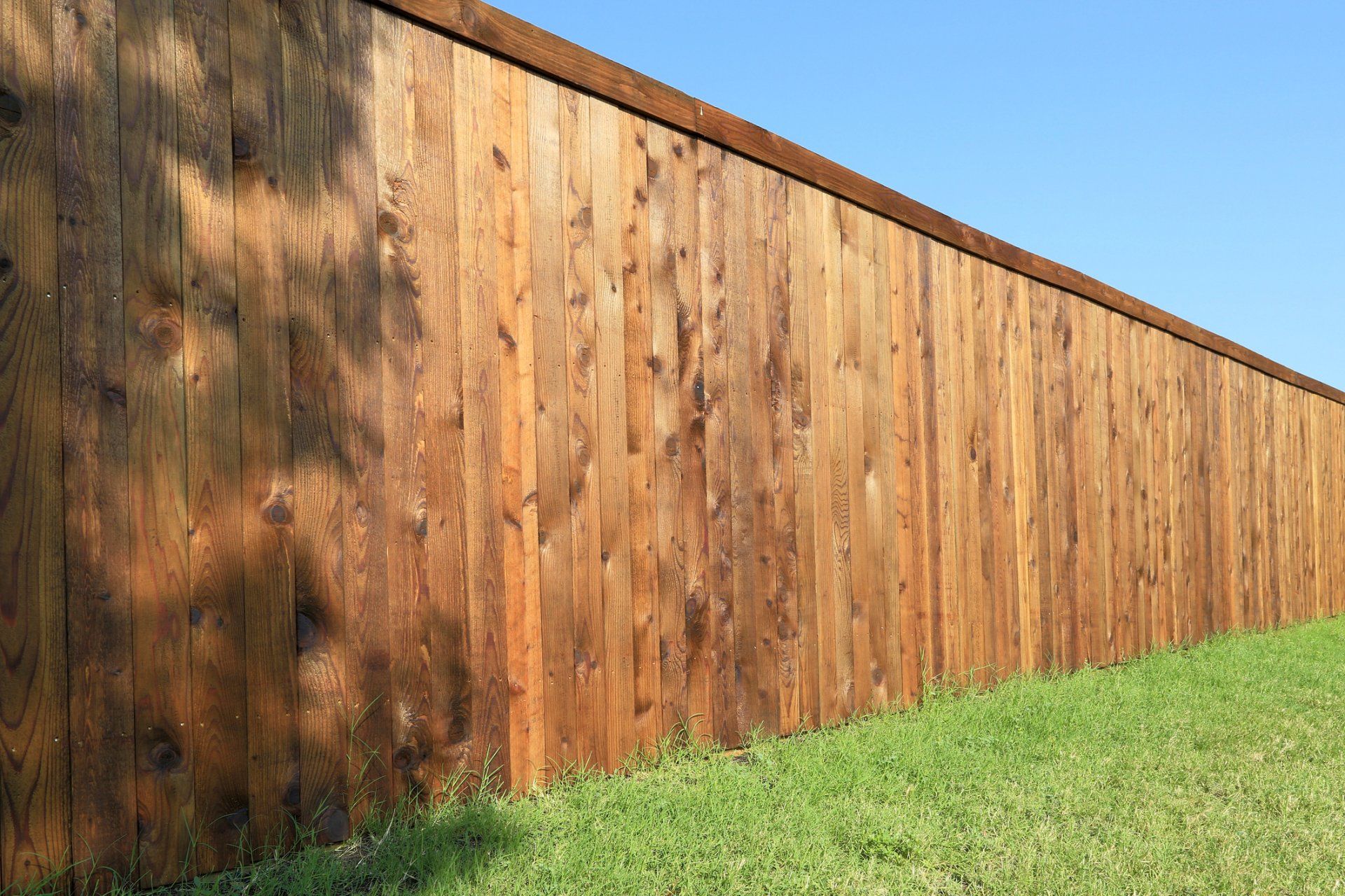 wood privacy fence by American Fence & Gate, LLC