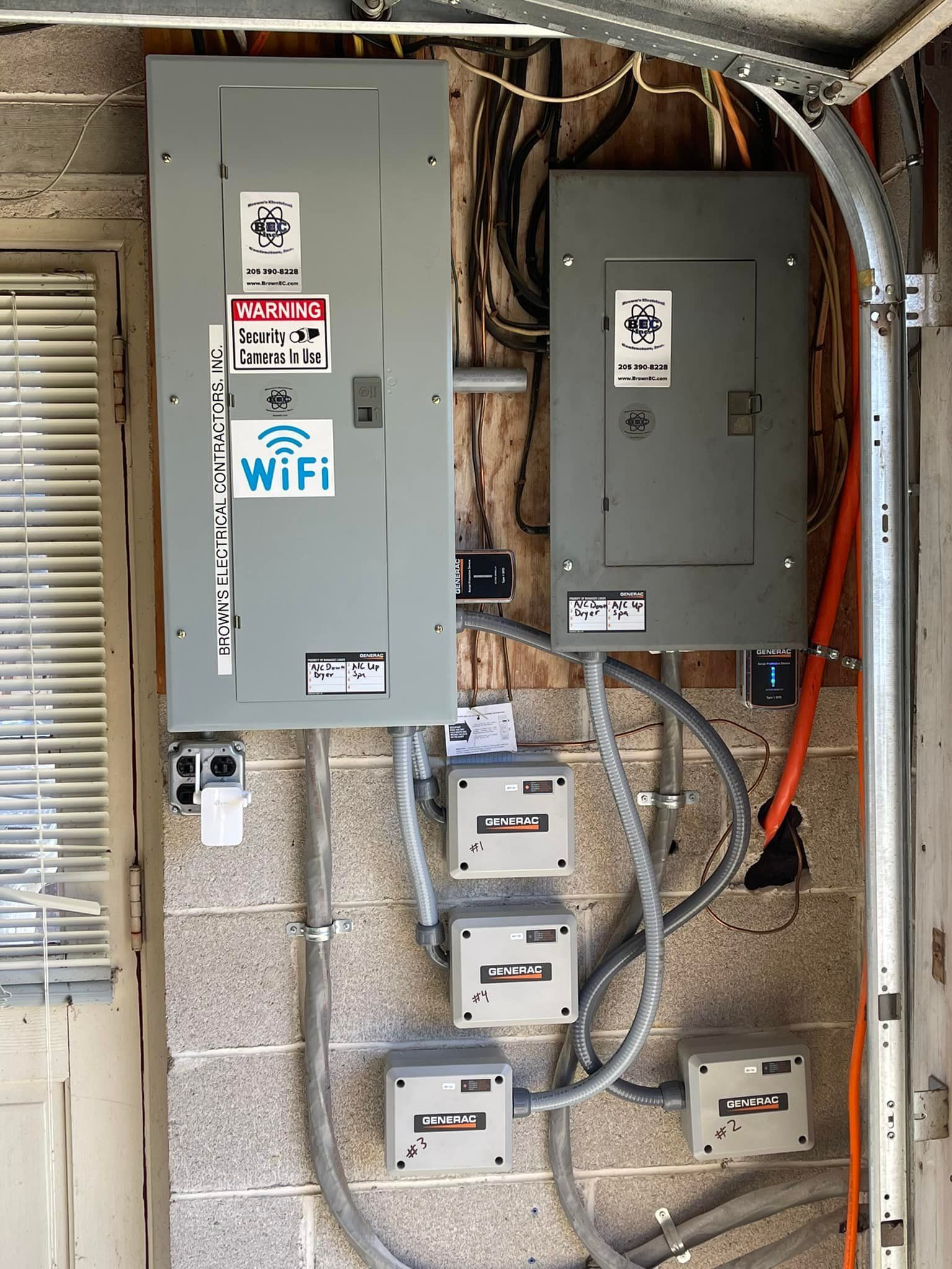 A electrical box with a wifi sign on it