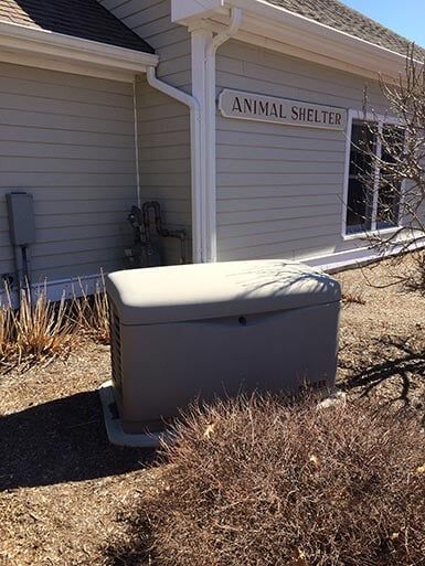Scituate Animal Shelter Generator — Generator Services in Pembroke, MA