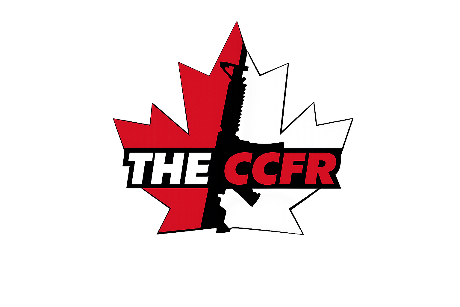 Red and white maple leaf logo with “THE CCFR” text across the center