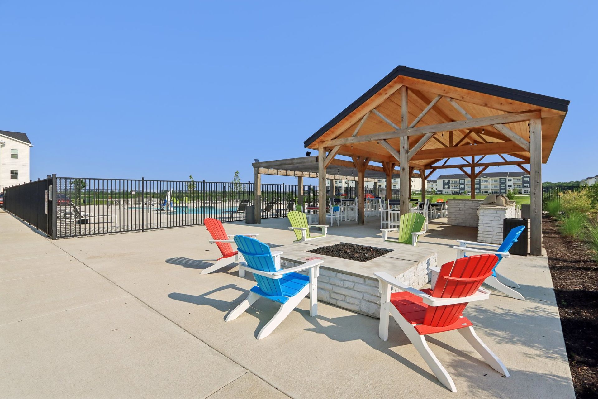 Outdoor Grilling Area with Gazebo