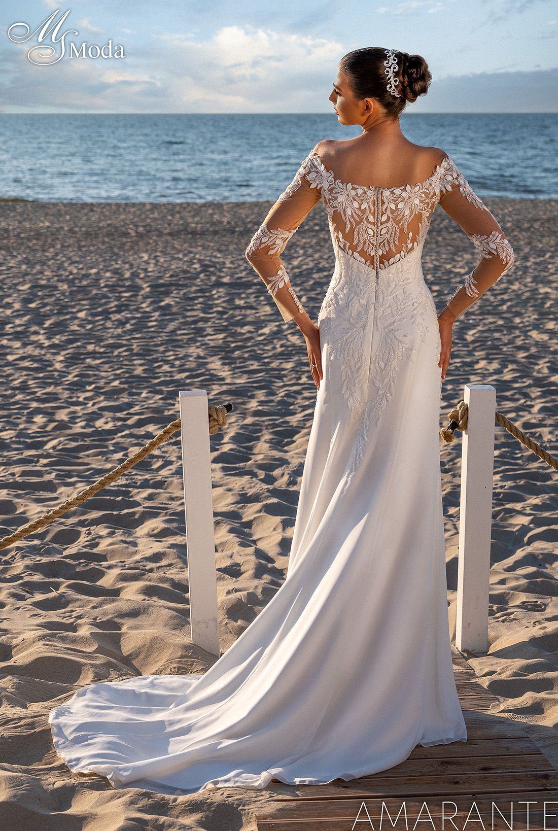abito da sposa pizzo schiena