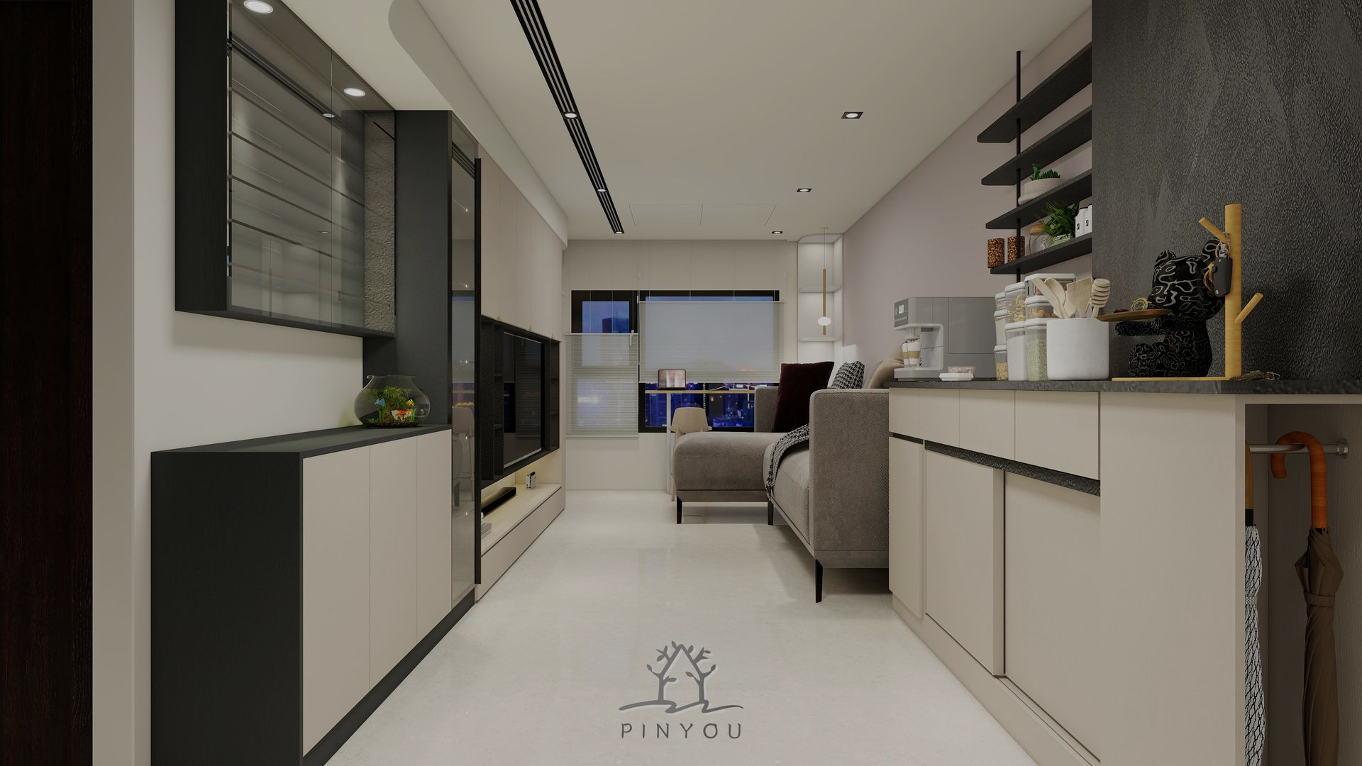 15坪龜山現代簡約