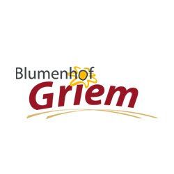 Blumenhof Griem-Logo auf weißem Hintergrund