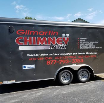 Black Company Vehicle — Rochester, NH — Gilmartin Chimney and Vent