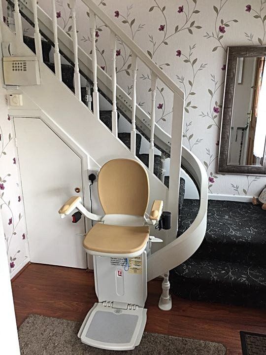 diy curved stair lift