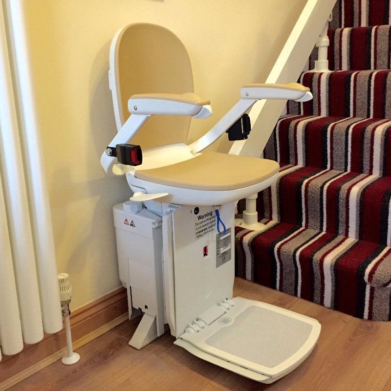 Reconditioned curved stairlift, chairlift, Acorn 180, Brooks