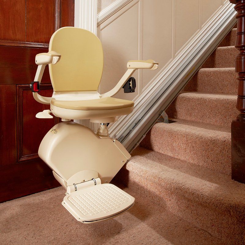 Helping Hand Stairlifts Stoke on Trent supply and fit straight stairlifts.