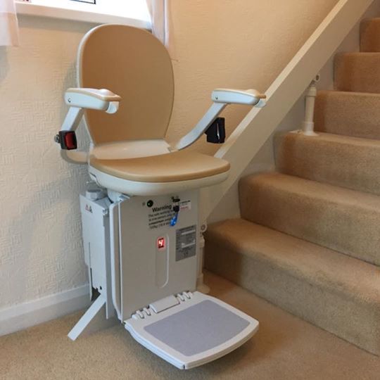 Curved stairlift in Macclesfield 