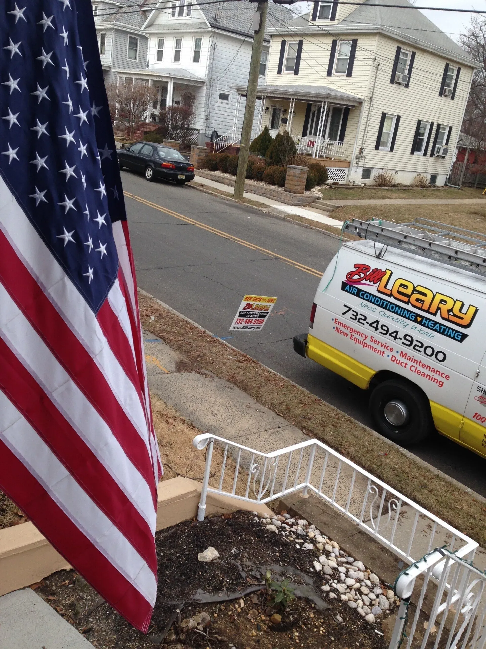 Best HVAC Company in Central New Jersey - Bill Leary, Truck Photo.