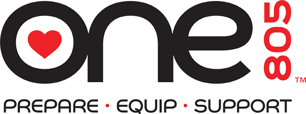 A logo for a company called one sos that says prepare equip support