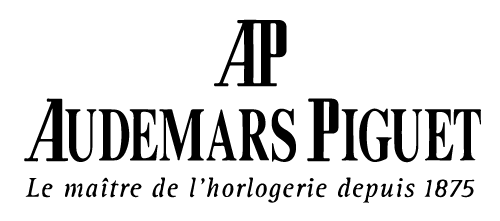 A black and white logo for audemars piguet