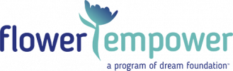 A logo for flower empower a program of dream foundation