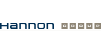 The Hannon Group logo featuring dark blue text for 