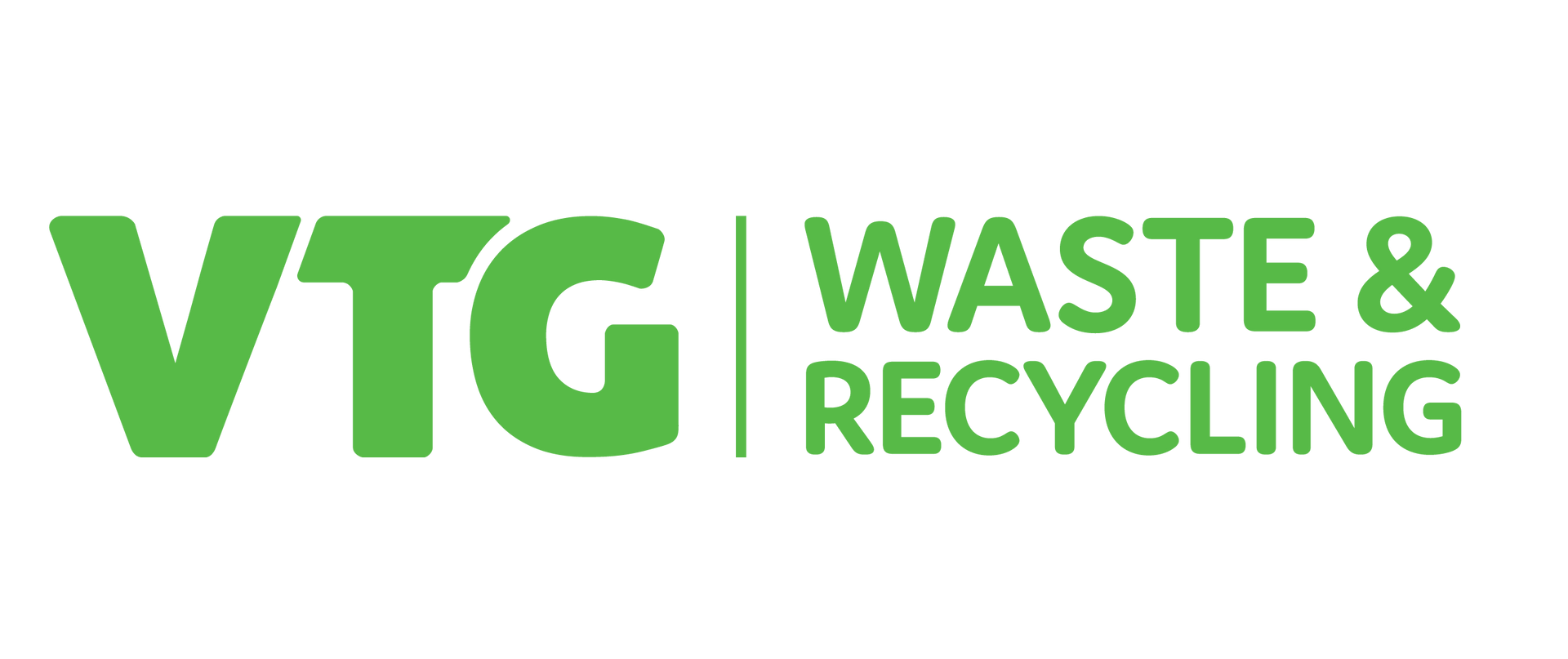 The green logo for VTG Waste & Recycling, featuring the text 