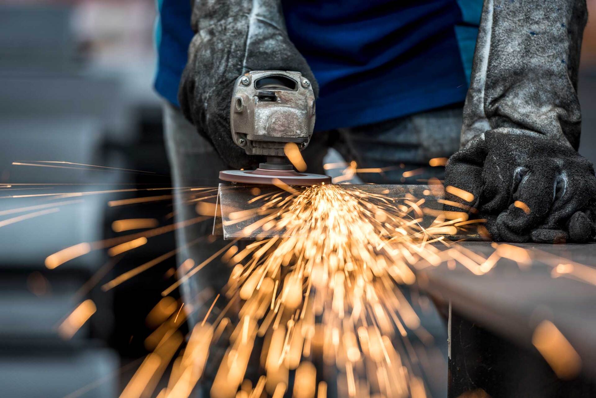 Worker Cutting Metal — Los Angeles, CA — LW Designs