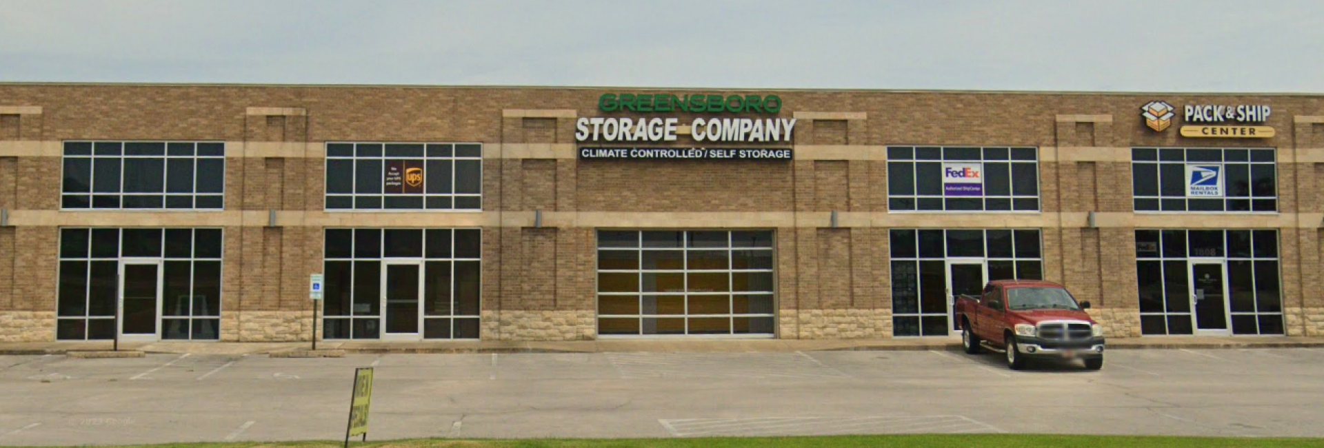 greensboro storage builiding front entrance