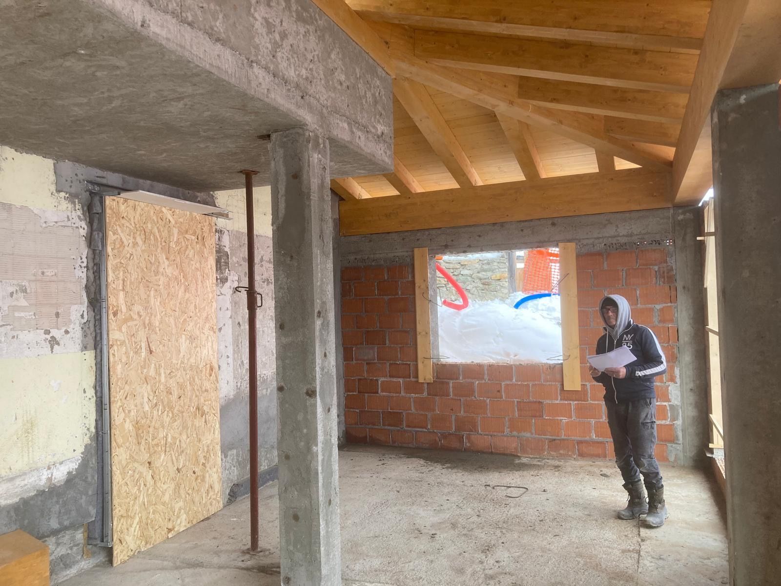 picture of the old restaurant being demolished 