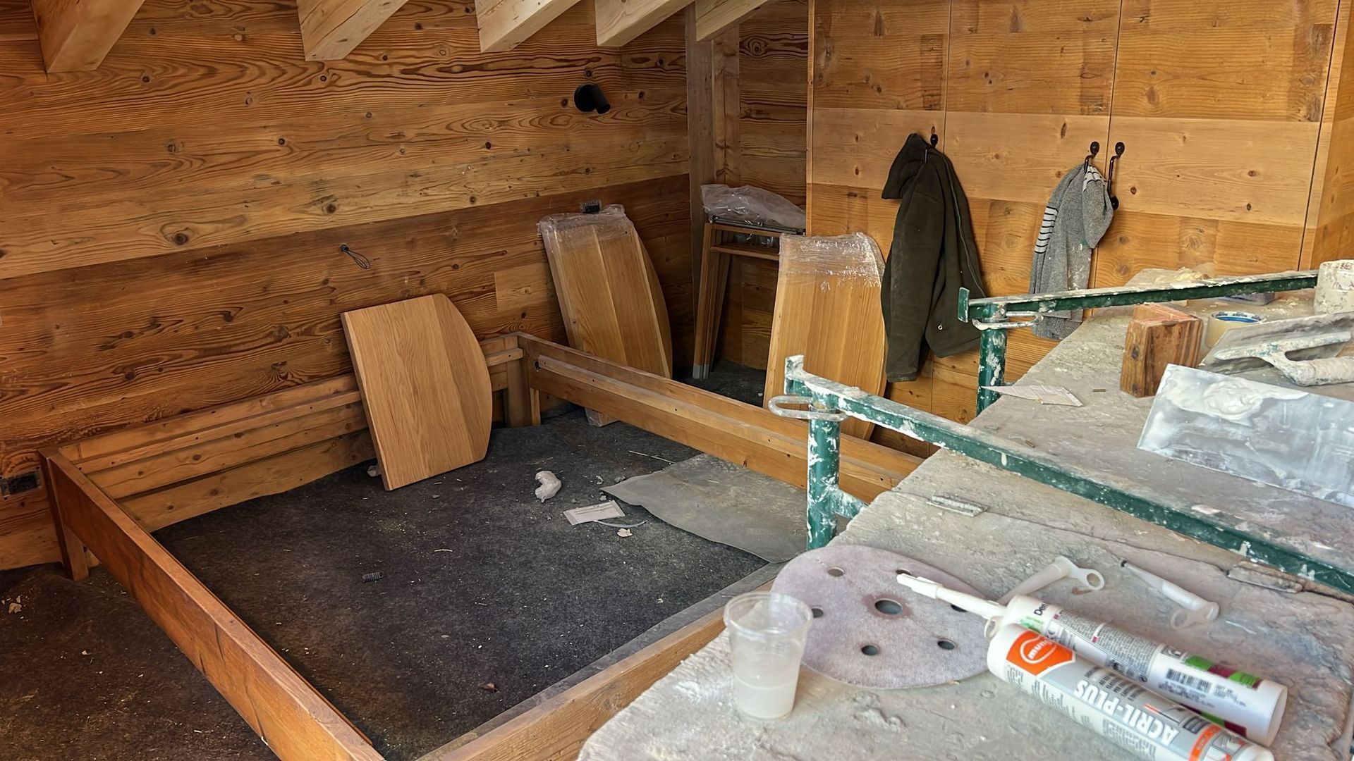 bedframe under construction