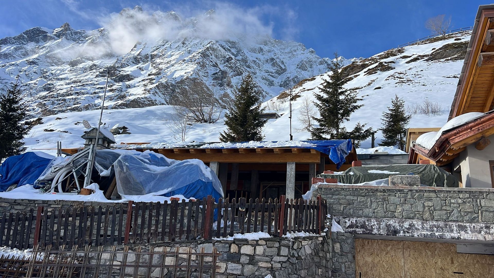 outside building site