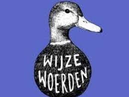Illustratie van een eend met de tekst 