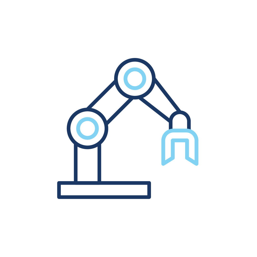 Icon der Fertigungsautomatisierung der cts
