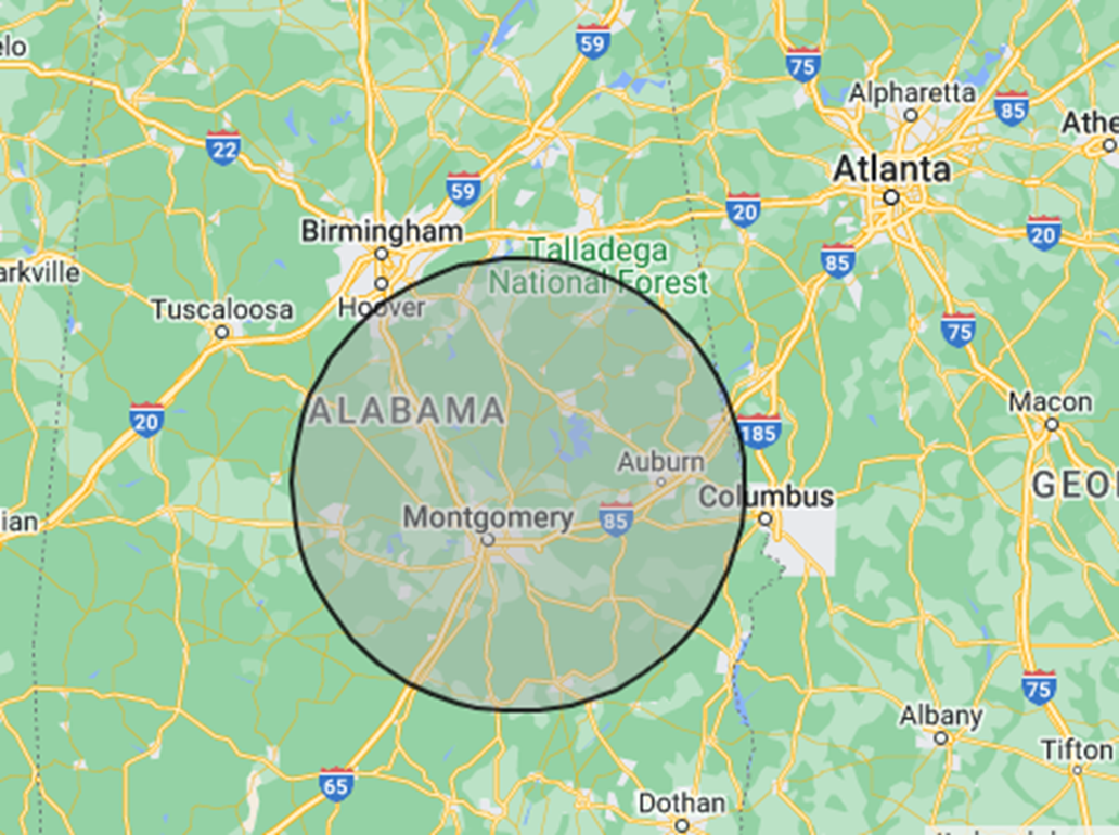 Central Alabama — Alexander City, AL — J & J Pest Away, LLC