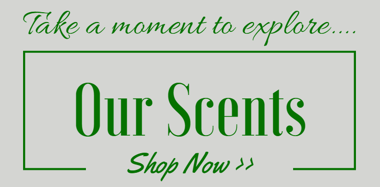 A sign that says `` take a moment to explore our scents shop now ''