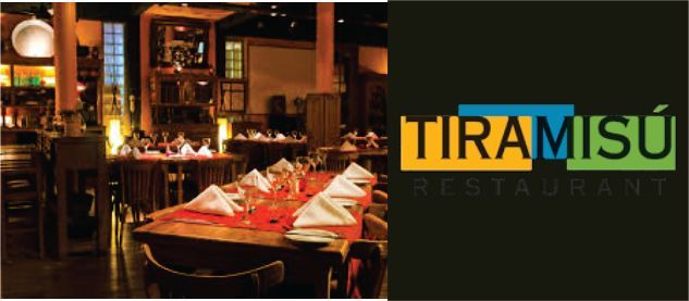 Una foto de un restaurante llamado Tiramisú.