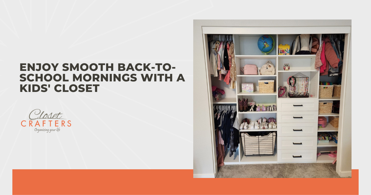 Enjoy Smooth Back-to-School Mornings With a Kids' Closet