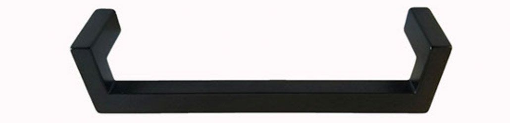 Modern Drop Handle, Black, 5-3/8